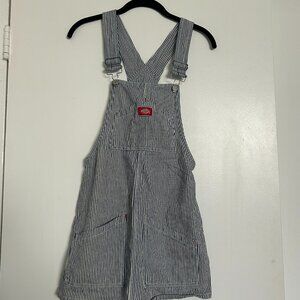 Dickies Blue/White Striped Skirtall - XS